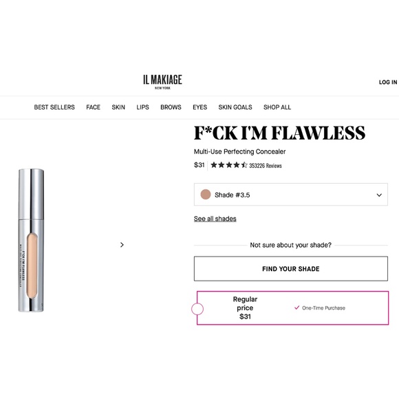 Il Makiage F*ck I'm Flawless Concealer 3.5 Brand New (#5 of 5) - Picture 1 of 5